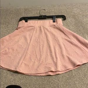 rose patterned skirt